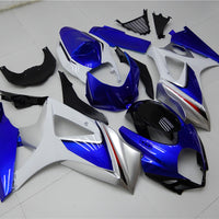 US STOCK NT Aftermarket Injection ABS Plastic Fairing Fit for GSXR 1000 2007-2008 Blue White N053 Available in CA