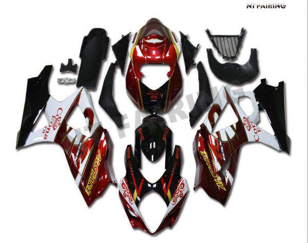NT Aftermarket Injection ABS Plastic Fairing Fit for GSXR 1000 2007-2008 Red White Black N056