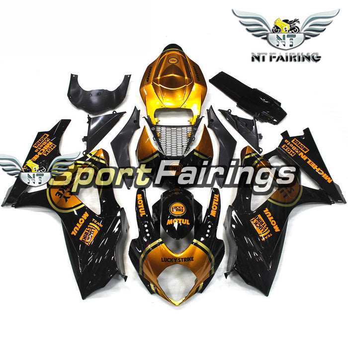 NT Aftermarket Injection ABS Plastic Fairing Fit for GSXR 1000 2007-2008 Orange Black S070