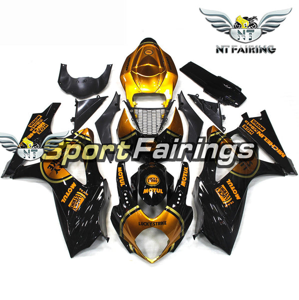 NT Aftermarket Injection ABS Plastic Fairing Fit for GSXR 1000 2007-2008 Orange Black S070