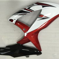 US STOCK NT Aftermarket Injection ABS Plastic Fairing Fit for GSXR 600/750 2008-2010 White Red Black N011 Available in TX