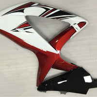 US STOCK NT Aftermarket Injection ABS Plastic Fairing Fit for GSXR 600/750 2008-2010 White Red Black N011 Available in TX