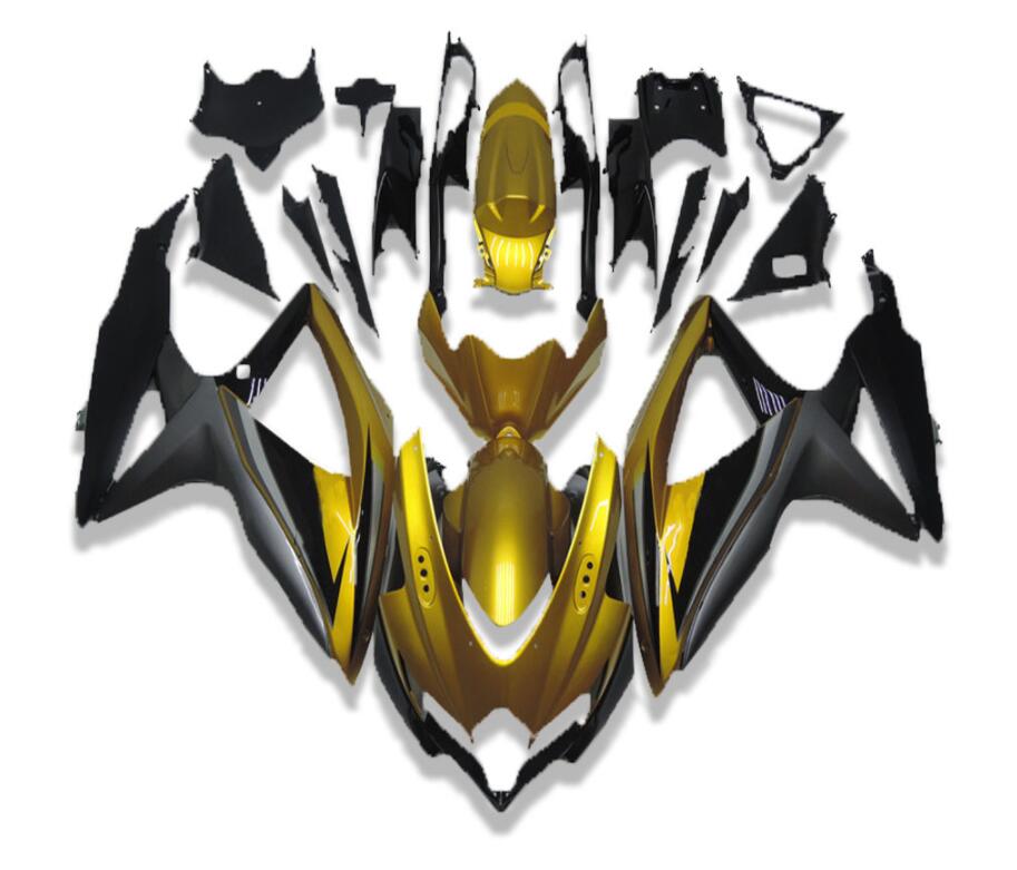 NT Fairing Fit for Suzuki 2008-2010 GSXR600/750 N061- Golden Black | ABS Injection