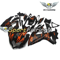 NT Aftermarket Injection ABS Plastic Fairing Fit for GSXR 600/750 2008-2010 Orange Black N092