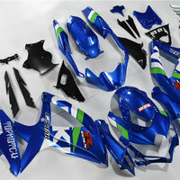 NT Aftermarket Injection ABS Plastic Fairing Fit for GSXR 600/750 2008-2010 Blue White Green N093