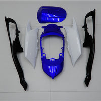 US STOCK NT Aftermarket Injection ABS Plastic Fairing Fit for GSXR 600/750 2008-2010 White Blue N007 Available in CA