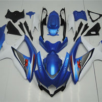 MSB Injection Blue White Fairing Fit for  2008-2010 GSXR 600 750 v063