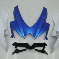 MSB Injection Blue White Fairing Fit for  2008-2010 GSXR 600 750 v063