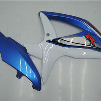 MSB Injection Blue White Fairing Fit for  2008-2010 GSXR 600 750 v063