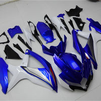 NT Aftermarket Injection ABS Plastic Fairing Fit for GSXR 600/750 2008-2010 Blue White N066