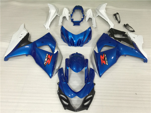 NT Aftermarket Injection ABS Plastic Fairing Fit for GSXR 1000 2009-2016 Blue White N042