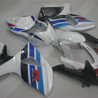 US STOCK NT Aftermarket Injection ABS Plastic Fairing Fit for GSXR 1000 2009-2016 White Blue N013 Available in TX
