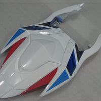 US STOCK NT Aftermarket Injection ABS Plastic Fairing Fit for GSXR 1000 2009-2016 White Blue N013 Available in TX