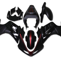 NT Aftermarket ABS Plastic Fairing Kit Fit for SV650 2003-2008 Black Red N002