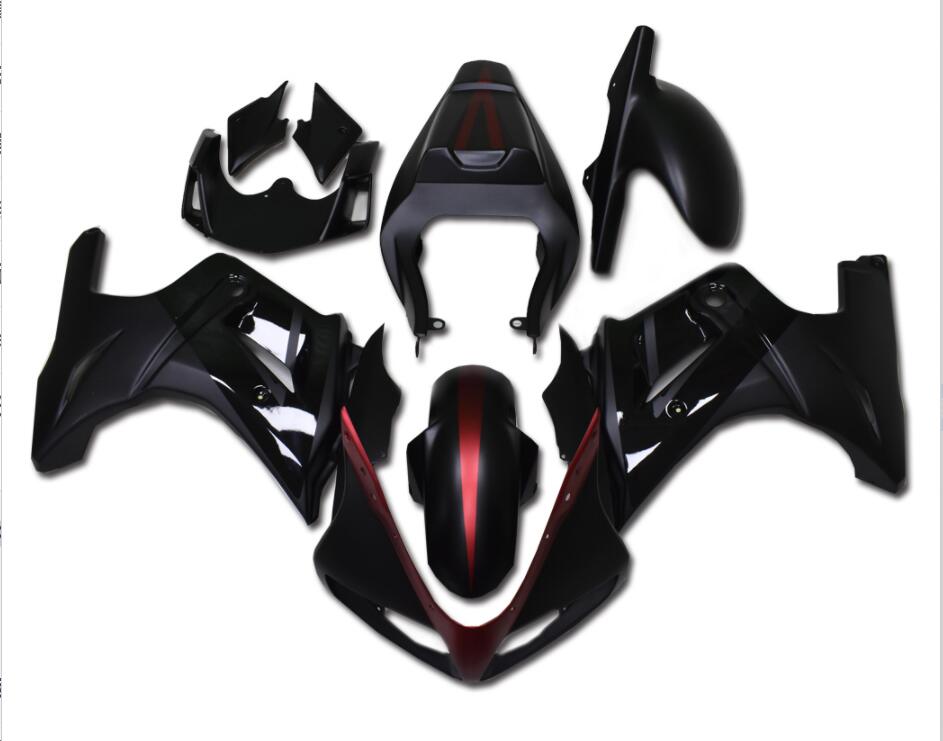 NT Fairing Fit for Suzuki 2003-2008 SV650 N002- Black Red | ABS