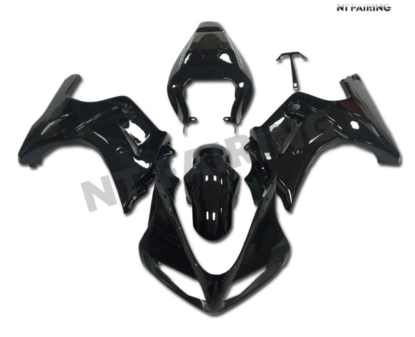 US STOCK NT Aftermarket ABS Plastic Fairing Kit Fit for  SV650 2003-2008 Glossy Black N004 Available in CA
