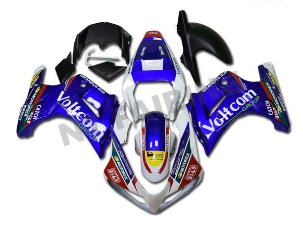 US STOCK NT Aftermarket ABS Plastic Fairing Kit Fit for  SV650 2003-2008 Blue White N005 Available in CA