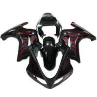 NT Red Flame Black Aftermarket ABS Plastic Fairing Kit Fit for  SV650 2003-2008 Silver N006