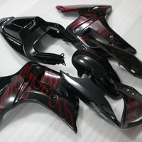 NT Red Flame Black Aftermarket ABS Plastic Fairing Kit Fit for  SV650 2003-2008 Silver N006