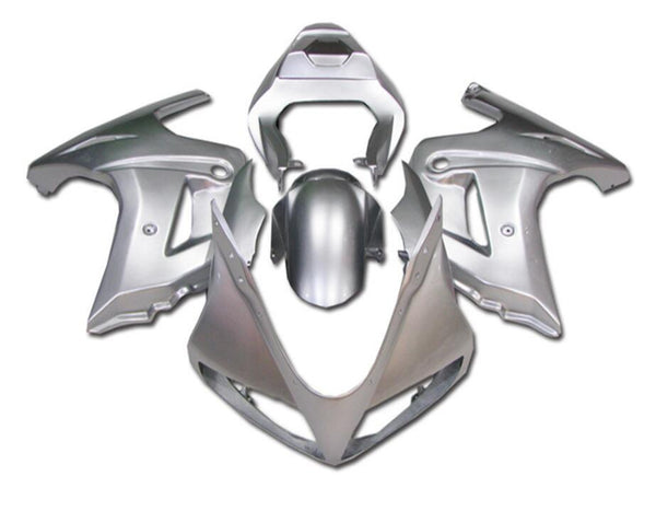 NT Aftermarket ABS Plastic Fairing Kit Fit for  SV650 2003-2008 Silver N007