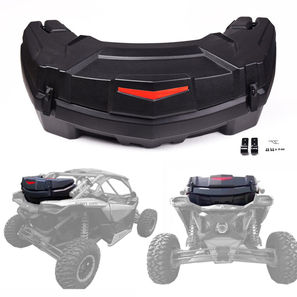 23 GAL Rear Rack Storage Cargo box for 2017-2022 Can Am Maverick X3, Maverick Trail, Maverick Sport, Outlander G2 UTV Parts ,#715002474 Available in CA