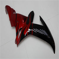 US STOCK NT Aftermarket Injection ABS Plastic Fairing Fit for YZF R1 2002-2003 Black Red N001 Available in TX