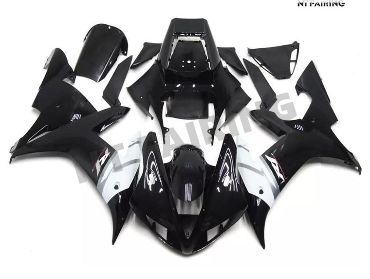 NT Fairing Fit for Yamaha 2002-2003 YZF-R1 N045- Black White | ABS Injection