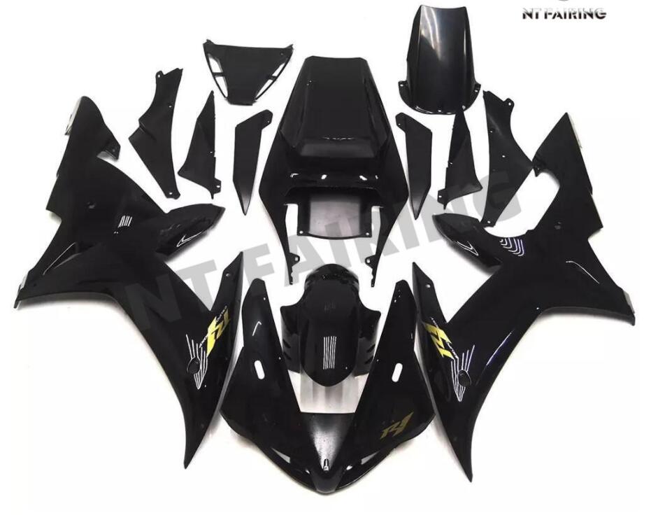 NT Fairing Fit for Yamaha 2002-2003 YZF-R1 N038- Black | ABS Injection