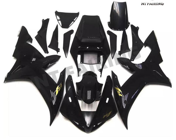 NT Aftermarket Injection ABS Plastic Fairing Fit for YZF R1 2002-2003 Black N038