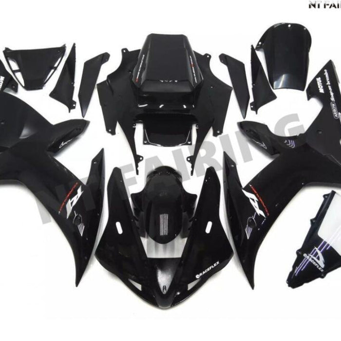 NT Aftermarket Injection ABS Plastic Fairing Fit for YZF R1 2002-2003 Black N048