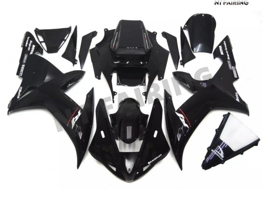 NT Fairing Fit for Yamaha 2002-2003 YZF-R1 N048- Black | ABS Injection