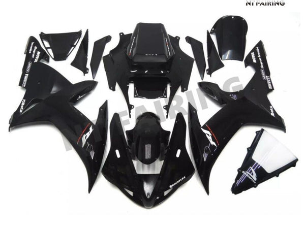 NT Aftermarket Injection ABS Plastic Fairing Fit for YZF R1 2002-2003 Black N048