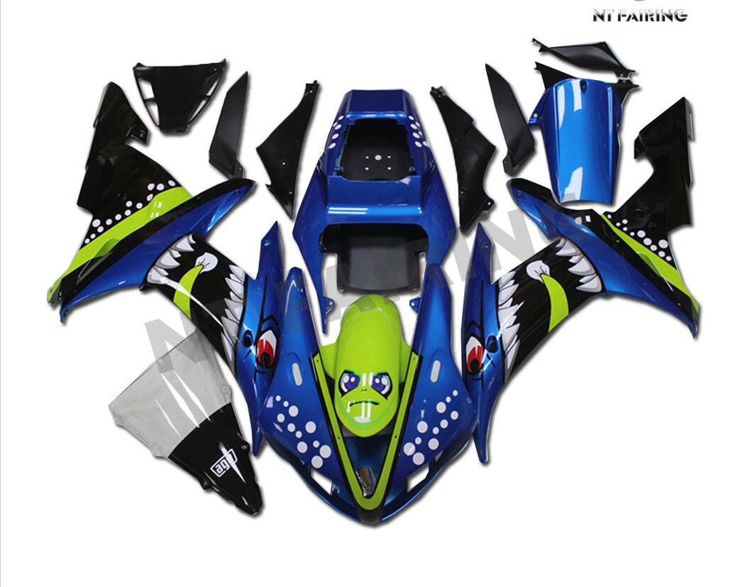 NT Fairing Fit for Yamaha 2002-2003 YZF-R1 N049- Blue Shark | ABS Injection