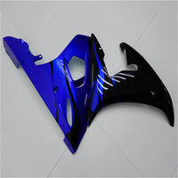 NT Aftermarket ABS Plastic Injection Fairing Kit Fit for YZF R6 2003-2005 Blue Black N044