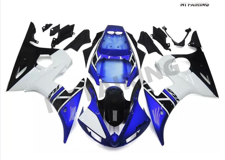 NT Fairing Fit for Yamaha 2003-2009 YZF-R6/YZF-R6S N056- Blue White Black | ABS Injection