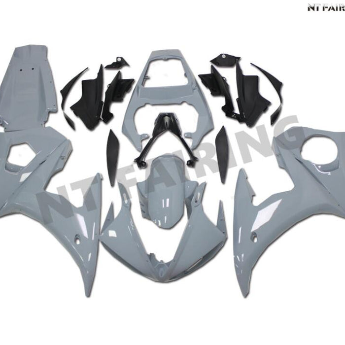 US STOCK NT Aftermarket Injection ABS Plastic Fairing Kit Fit for YZF R6 2003-2005 Nardo Gray Available in TX