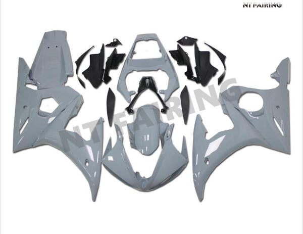 US STOCK NT Aftermarket Injection ABS Plastic Fairing Kit Fit for YZF R6 2003-2005 Nardo Gray Available in TX