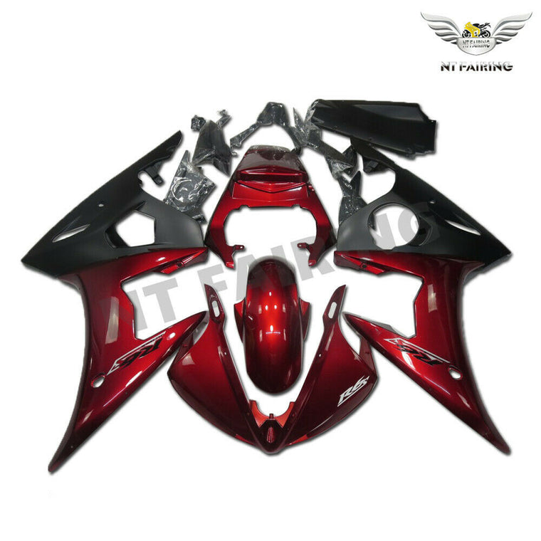 NT Fairing Fit for Yamaha 2003-2009 YZF-R6/YZF-R6S N059- Red Black | ABS Injection