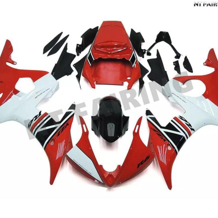 NT Aftermarket Injection ABS Plastic Fairing Kit Fit for YZF R6 2003-2005 Red White Black N062