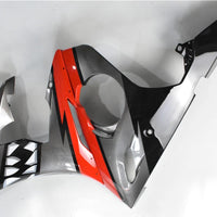 NT Aftermarket Injection ABS Plastic Fairing Kit Fit for YZF R6 2003-2005 Gray Orange Shark N066