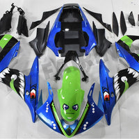 NT Aftermarket ABS Plastic Injection Fairing Kit Fit for YZF R6 2003-2005 Blue Shark N068