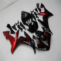US STOCK NT Aftermarket Injection ABS Plastic Fairing Fit for YZF R1 2004-2006 Red Black N006 Available in TX