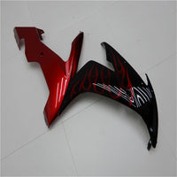 US STOCK NT Aftermarket Injection ABS Plastic Fairing Fit for YZF R1 2004-2006 Red Black N006 Available in TX
