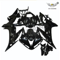 US STOCK NT Aftermarket Injection ABS Plastic Fairing Fit for YZF R1 2004-2006 Glossy Black N041 Available in CA