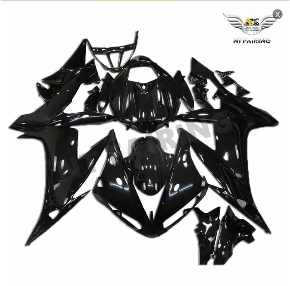 NT Fairing Fit for Yamaha 2004-2006 YZF-R1 N041- Glossy Black | ABS Injection, US Stock