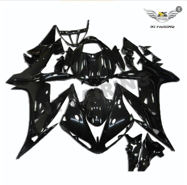 NT Fairing Fit for Yamaha 2004-2006 YZF-R1 N041- Glossy Black | ABS Injection, US Stock