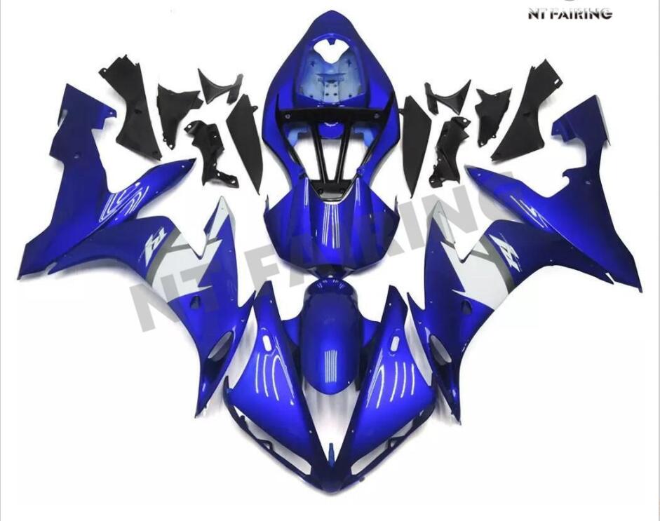 NT Fairing Fit for Yamaha 2004-2006 YZF-R1 N077- Blue White | ABS Injection, US Stock