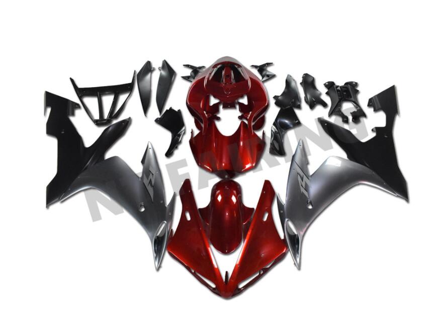NT Fairing Fit for Yamaha 2004-2006 YZF-R1 N092- Red Gray Black | ABS Injection