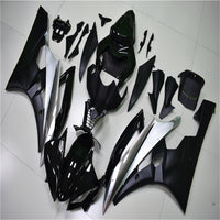 NT Aftermarket Injection ABS Plastic Fairing Fit for YZF R6 2006-2007 Silver Black N012