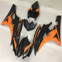 NT Aftermarket Injection ABS Plastic Fairing Fit for YZF R6 2006-2007 Orange Black N044